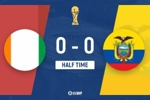 半场-科特迪瓦0-0厄瓜多尔 阿格巴杜接连送礼,厄瓜多尔两中横梁