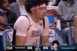 犯满离场!明年状元热门泰兰·斯托克斯11中6拿15分 罚球4中3